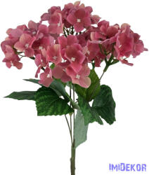  Real touch hortenzia csokor 33 cm - Mályva