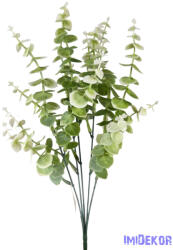  Műzöld eukaliptusz 38 cm - Fehér