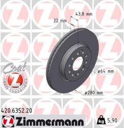 ZIMMERMANN Disc frana ZIMMERMANN COAT Z 420.6352. 20 (420.6352.20)
