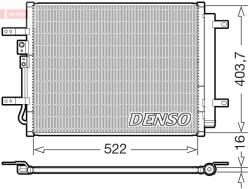 DENSO Condensator, climatizare DENSO DCN43018 (DCN43018)