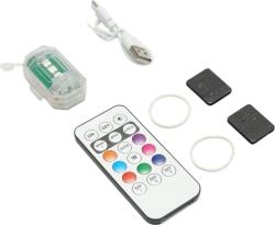  Lampa LED RGB stroboscopica cu telecomanda, 10 moduri, 8 culori, IP65 (BK79859)