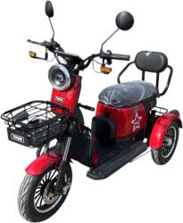 Thor Triciclu electric THOR Trixy Pro rosu, 1000W, 60V, 20Ah (TTX02R)