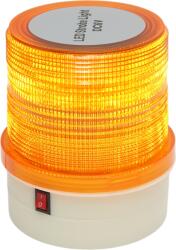  Girofar LED portabil 24 SMD stroboscopic, cu baterii AA si talpa magnetica (DISTM63)
