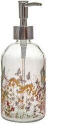 Dakls Стъклен диспенсер за сапун 390 ml Flowers - Dakls (DOR27045)