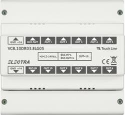 ELECTRA Doza derivatie video 10 iesiri pentru EXPERT, G3 - ELECTRA VCB. 10DR03. ELG05 (VCB.10DR03.ELG05)