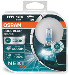 OSRAM Izzó 12V/55V/H11/2db +100% Osram Cool Blue Nextgen 2db 64211CBN
