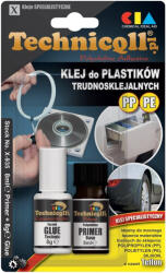 Technicqll Műanyag ragasztó speciális (PP, PE, PTFE) ragasztására 16g Technicqll X-935