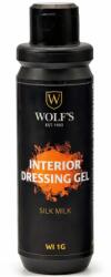Wolf’s Chemicals Műszerfal- és műanyagápoló gél, selyem fényű 225 ml, Wolf WI 1G Interior Dressing gel - SILK MILK