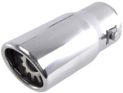 Automax Kipufogóvég kerek/ferde krómozott duplafalú 63mm AM1038