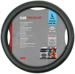 LAMPA Komármányvédő 46-48cm fekete-fehér PU bőr CLUB Lampa 98847