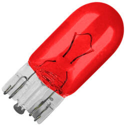 HD Izzó 12V/5W w2, 1x9, 5d piros OEM