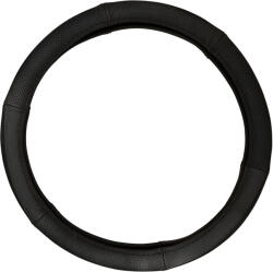 HD Kormányvédő bőr, fekete lyukacsos-huplis 37-39cm 2042BK