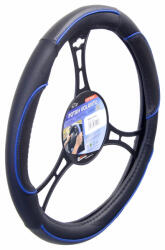 COMPASS Kormányvédő 37-39cm fekete-kék hullámos bordázattal Wave Compass 31429