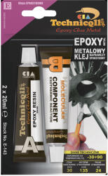 Technicqll Folyékony fém epoxi 2K ragasztó (hideg-hegesztő) 30 perces Technicqll E-143