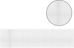 HD Ezüst színű alumínium hűtőrács 100 x 20 cm AM4514