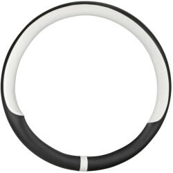LAMPA Kormányvédő 37-39cm, fekete-fehér, skeentex, Lampa Noble