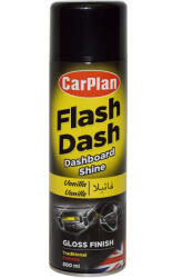 CarPlan Műszerfalápoló, selyemfényű, vanília illatú spray 500 ml, CarPlan Flash Dash Satin Vanilla