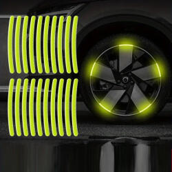 Autolife Fényvisszaverő dekorációs felni matrica 20db-os W16388