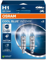 OSRAM Izzó 12V/55W/H1 2db/+100% 5000K Osram Cool Blue Intense NextGen 64150CBN-HCB