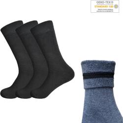 Heat Booster® Set 3 Perechi Șosete Termice Unisex cu Căptuseală Frotir