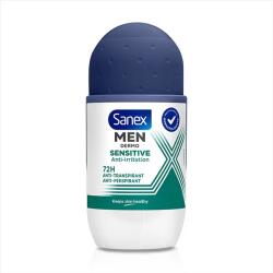 Sanex Men Dermo Sensitive, Antiperspirant Roll-On, 72H, Fara Alcool, 50 ml
