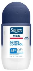 Sanex Antiperspirant roll-On Sanex Men Active Control 48H 0% Alcool, 50ml