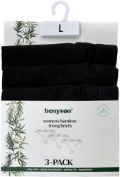 Benysøn Set 3 Tanga Damă din Bambus - Confort Natural, Fit Invizibil, Material Respirabil, Certificare OEKO-TEX Benyson®