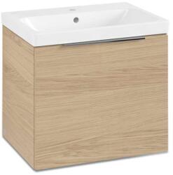Villeroy & Boch Architectura - Dulap cu lavoar, 55x47x42 cm, 1 sertar, CeramicPlus, Nordic Oak 4A8760R1SVJ (4A8760R1SVJ)