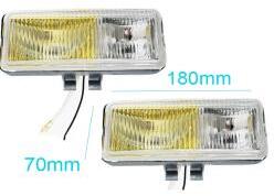  Téglalap ködlámpa szett dupla foncsorral KL-SW1203 / HY-116B (3008)