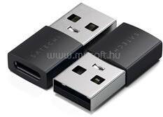 Satechi Aluminum 2x Type-A to Type-C Adapter - Space Black (ST-A2TAUCC) (ST-A2TAUCC)