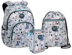 COOLPACK - Doggy iskolatáska szett felszerelt 3 emeletes tolltartóval (F003694-1-szett) (F003694)