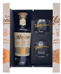 Ron Millonario no. 15 Solera Especial Rum + 2 Pohár (0, 7L 40%)