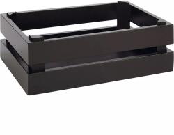 APS Superbox fásládoboz, GN 1/4, fekete, magasság: 105 mm, hossz: 290 mm (227777701)