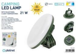 Omega Lumina camping Platinet PGCL02S, Solara, 4 x 2000 Mah, 5.5H, 21W (PLL003) Cort