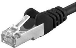 PremiumCord Patchcord SFTP PremiumCord RJ45-RJ45 Cat. 6A, 10m, Negru (sp6asftp100C)