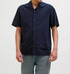JACK & JONES Férfi lenvászon ing Jack&jones sötétkék, XXL