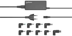 MANHATTAN Univerzális laptop töltő 65W fekete 180962 (180962)