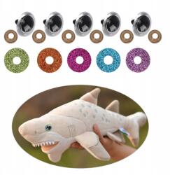  Csillámos kabalafigura szemek 10 szín 16 mm Nagy 100 Db (1218210087712)