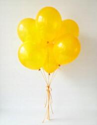 PartyBee Sárga kristály lufi szett 30cm 10 db