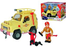 Simba Toys Vehicul de urgenta Fireman Sam - Mountain 4x4, 15 cm, cu figurina (1,09253E+11) Figurina
