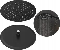 Granitan Zuhany esőztető kerek fekete Slim kabinokhoz 30 cm (Deszczownic28929)