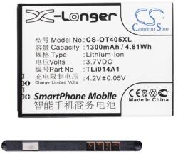 Cameron Sino Alcatel OT-2008G CAMERON SINO akku 1300mAh LI-ION CAB60B0000C1/TLI014A1/TLI014A2 kompatibilis (CS-OT405XL)