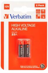 Verbatim Батерия, Verbatim ALKALINE BATTERY 12V 23A (MN21/A23) 2 PACK (49940)