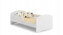 Kobi Gyerekágy Kobi Luk 140x70 mozgatható korláttal fehér (K11O18B2I9_M)