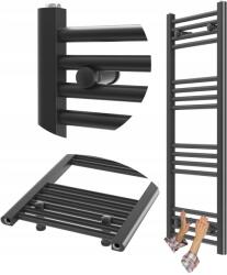 Granitan Fürdőszobai Radiátor Fekete Létra 40x110 cm Radiátor Modern Breno (BRENO22811)