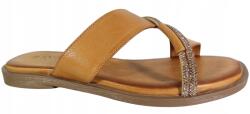 Ravini Női flip-flop papucs Ravini 52 MÉRET36 Bőr Barna Lico (52)