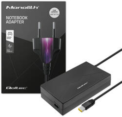 Qoltec tápegység Lenovo 180W 20V 9A Slim tip+pin gamer laptophoz (51730)