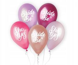 GoDan Lánybúcsú lufi szett Bride to Be She Said Yes 5db-os szett