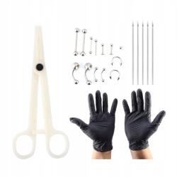  Fülbevaló Szett Orr Piercing Nyelv+szerszám (ZP00300)