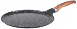 Voltz Tigaie pentru clatite Oliver Voltz OV54324C24, 24 cm, Acoperire antiaderenta marmorata, Inductie, Negru melanj (OV54324C24)